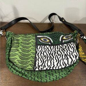 Inoui Editions Scarf Shoulder Handbag Green